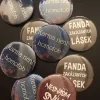 Placka se špendlíkem - 100 kusů